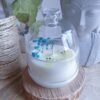 Bougie Cloche Monoï sur Socle en Bois