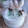 Bougie Cloche Sapin de Noel sur Socle en Bois