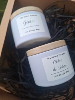 Coffret  bougies parfumées Génépi-Cèdre du Liban