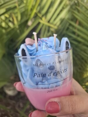 Bougie Stitch "Pain d'épices"