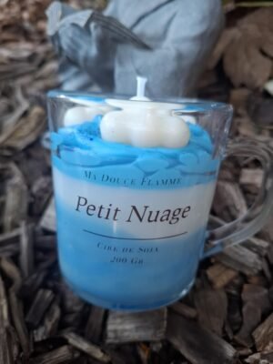 Bougie "Petit Nuage" (savon de marseille)